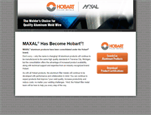 Tablet Screenshot of maxal.com